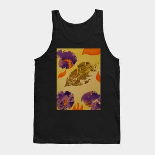 Mardi Gras Leaves Tank Top